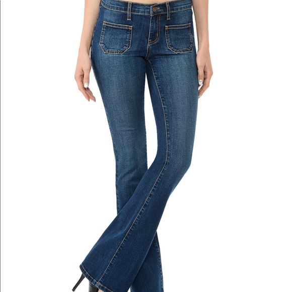 angry rabbit flare jeans